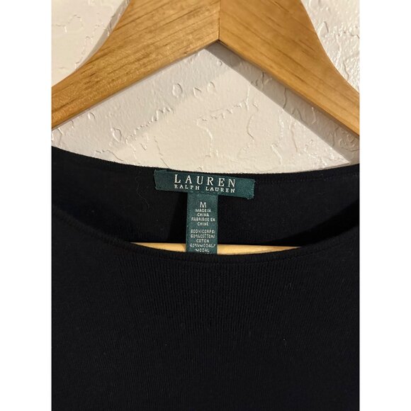 Lauren Ralph Lauren Pleated Georgette Sleeve Top - Picture 8 of 10